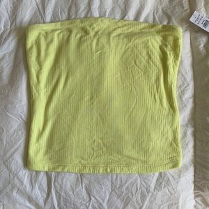 NWT Yellow Crop Top
